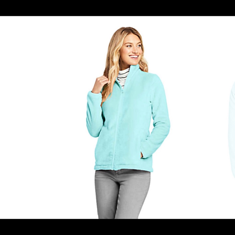 Land's End Softest Fleece Zip-up Jacket